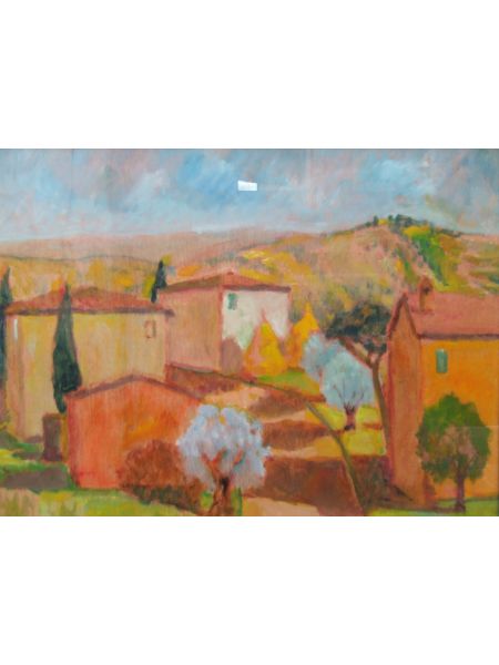 Paesaggio Toscano 28x38 - Vincenzo Censotti