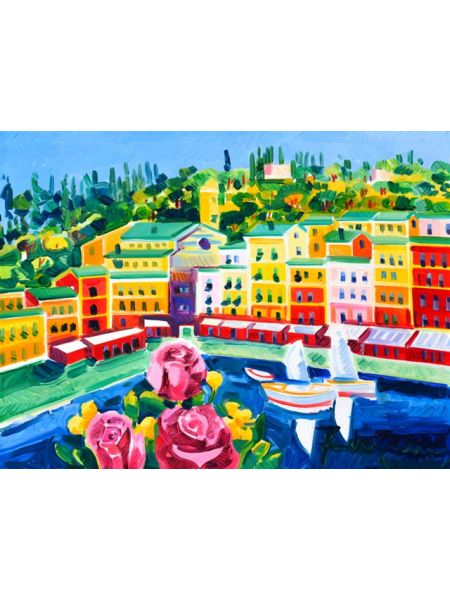 Tre romantiche rose a Portofino - Athos Faccincani