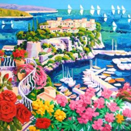 Le rose rosse e tanta luce a Montecarlo - Athos Faccincani