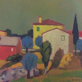 Paesaggio Toscano 25x35 - Vincenzo Censotti