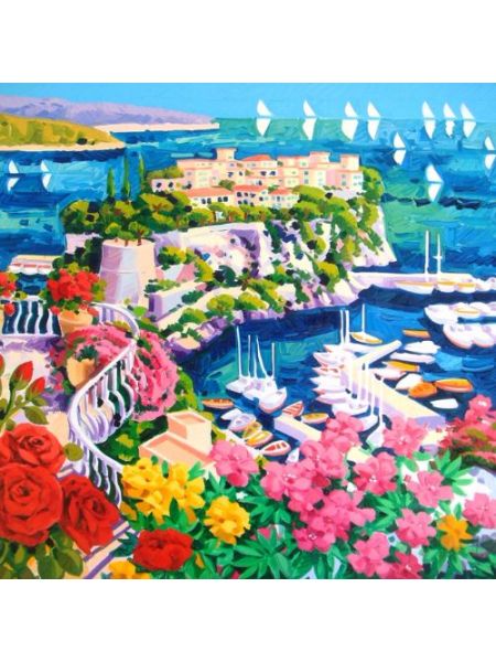 Le rose rosse e tanta luce a Montecarlo - Athos Faccincani