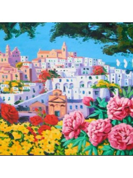 Luce sulla città bianca e fiori - Athos Faccincani