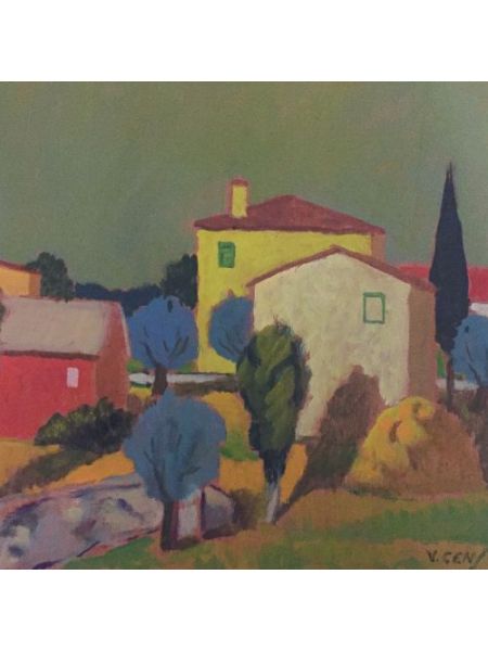 Paesaggio Toscano 25x35 - Vincenzo Censotti