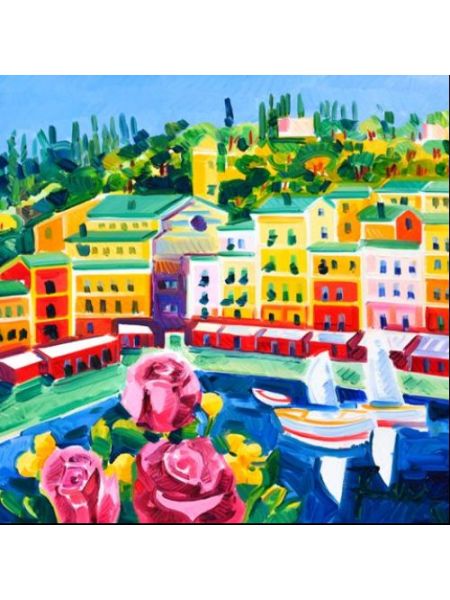 Tre romantiche rose a Portofino - Athos Faccincani